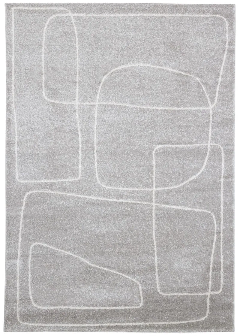 Tappeto Moderno Atelier Grigio