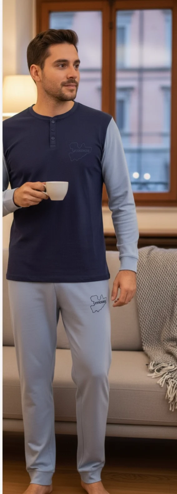 Pigiama uomo cotone Essendo 1106