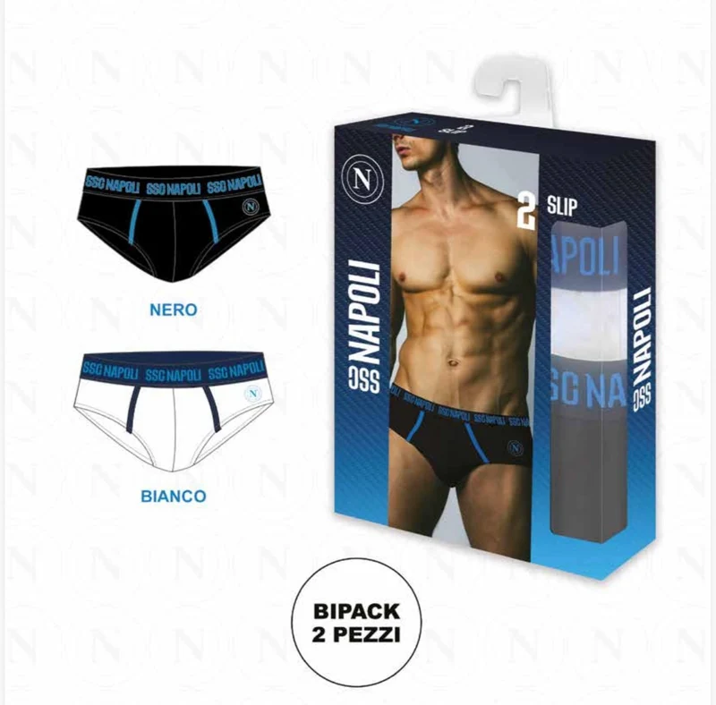 2pack slip uomo SSC NAPOLI