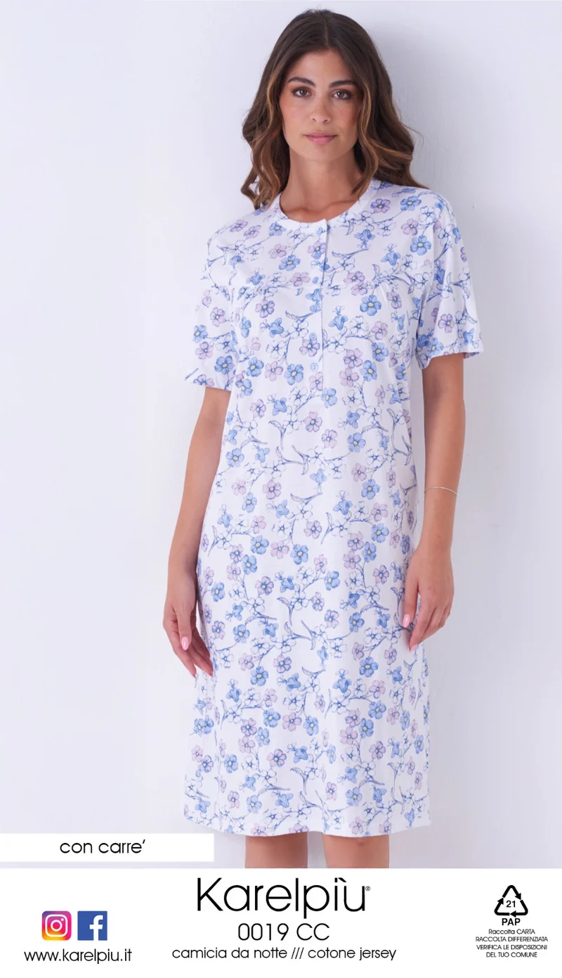 Camicia da notte donna Karelpiù 0019