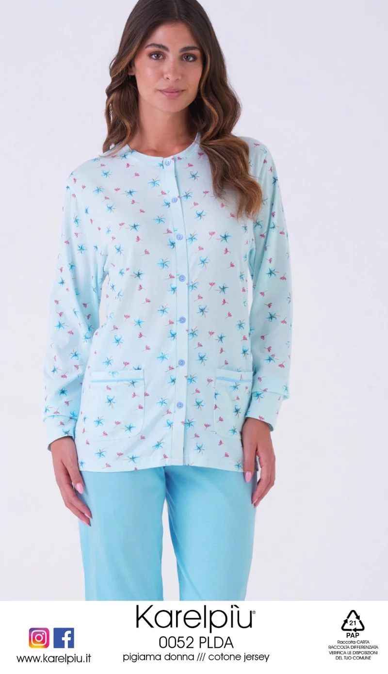 Pigiama donna cotone Karelpiù 0052