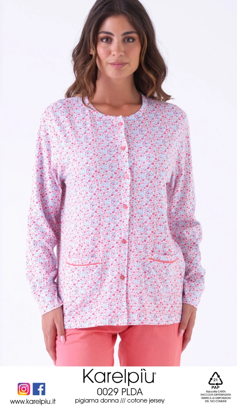 Pigiama donna cotone Karelpiù 0029
