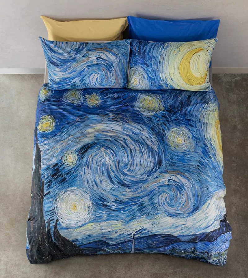 Lenzuola Cogal linea Cogart La notte stellata di Van Gogh