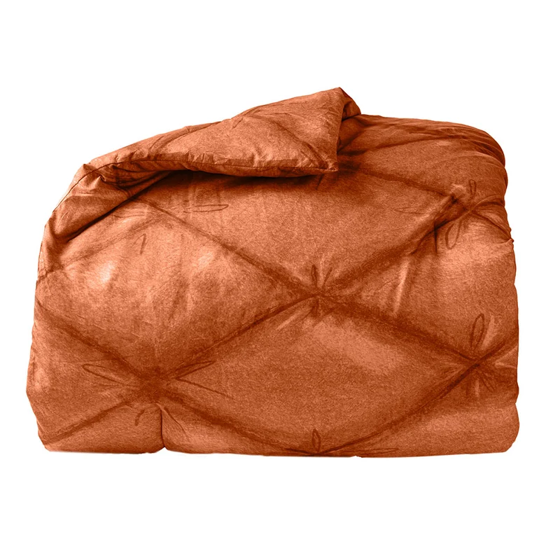 THUN® Trapunta Singola Plume Rust - Fantasia Rombo Diamond Rust