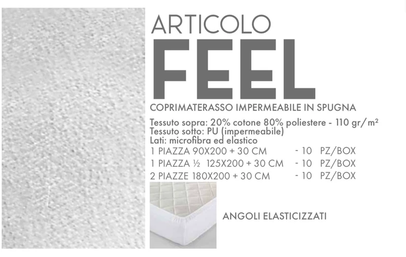 Coprimaterasso ZAMBAITI FEEL
