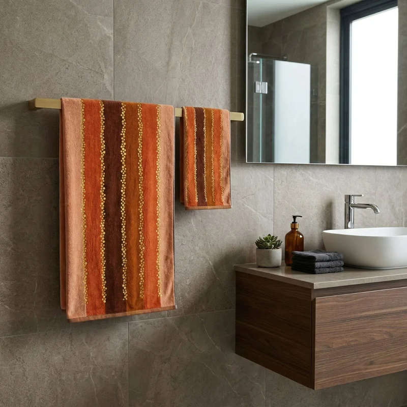 Asciugamano con Ospite madagascar Moderno in Spugna 450 gr/mq