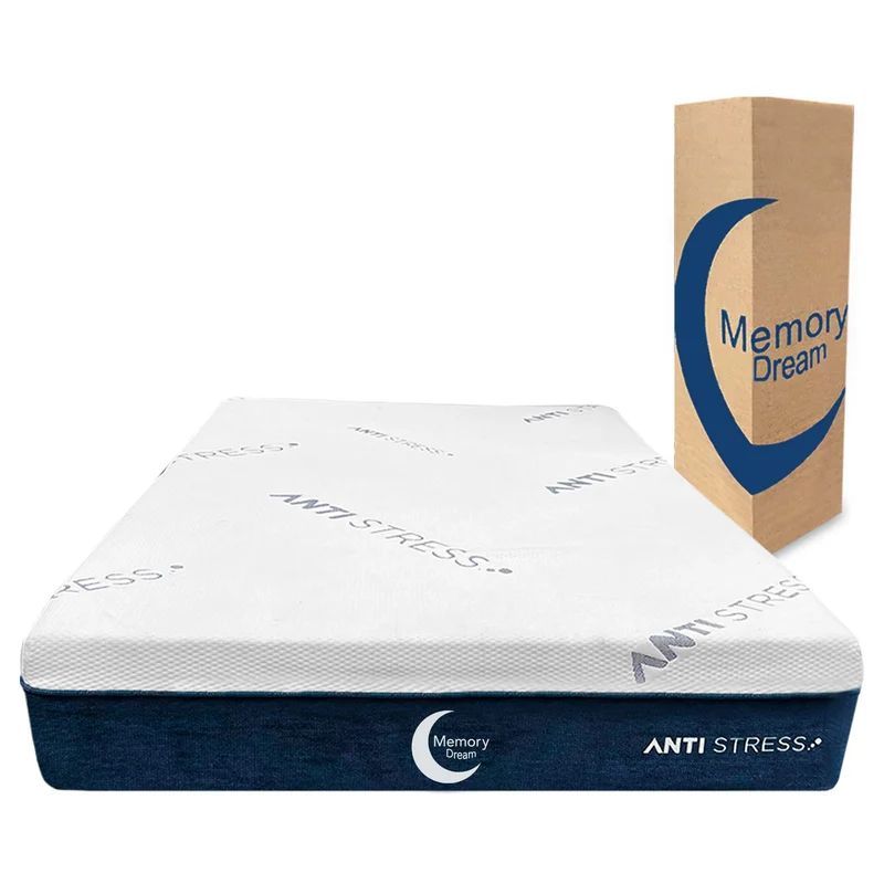 Colchón AntiStress Memory Foam – Confort Medio y Frescura Antiestress