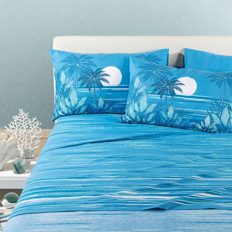 Completo Lenzuola Palm Spring in Cotone