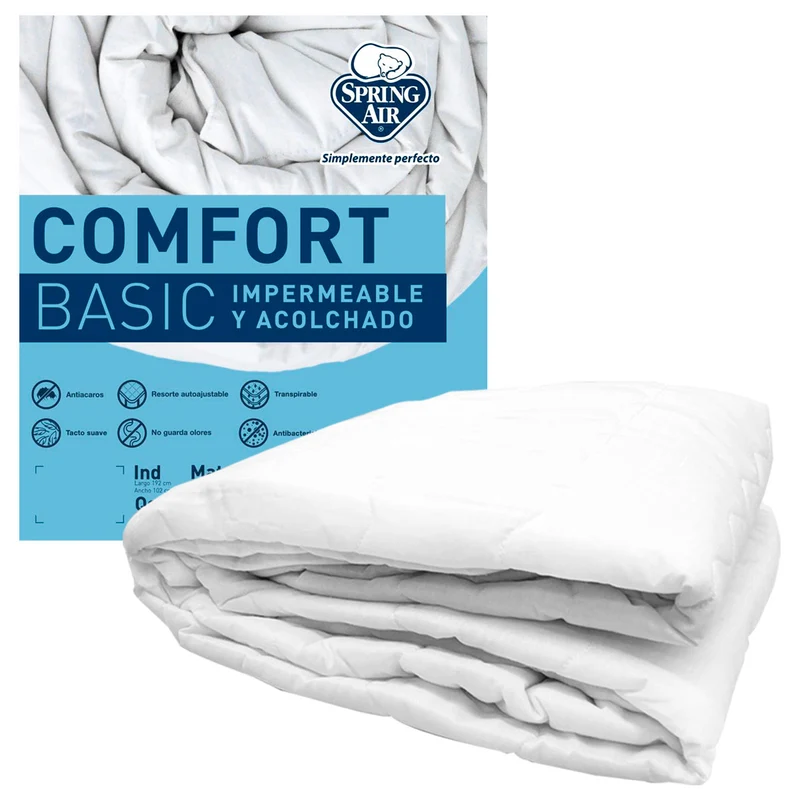Protector de Colchón Confort Spring Air – Impermeable y Transpirable