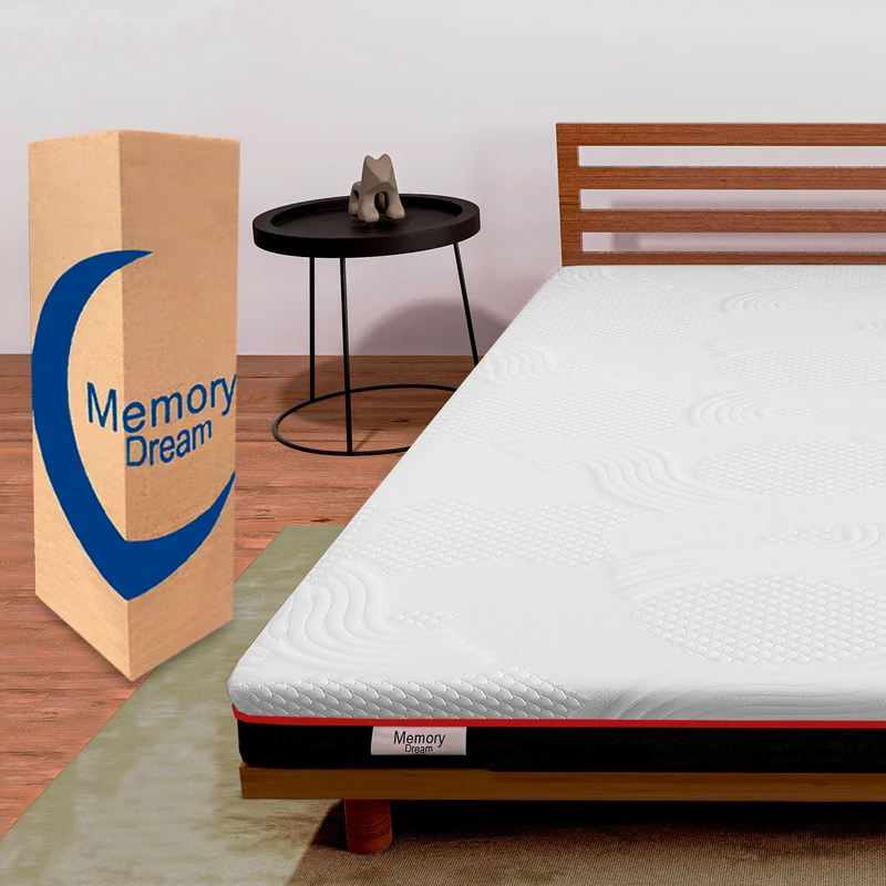 Colchón Memory Dream Red – Espuma Alta Densidad sin Resorte