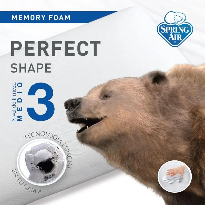 Almohada Perfect Shape Spring Air – Memory Foam de Soporte Medio