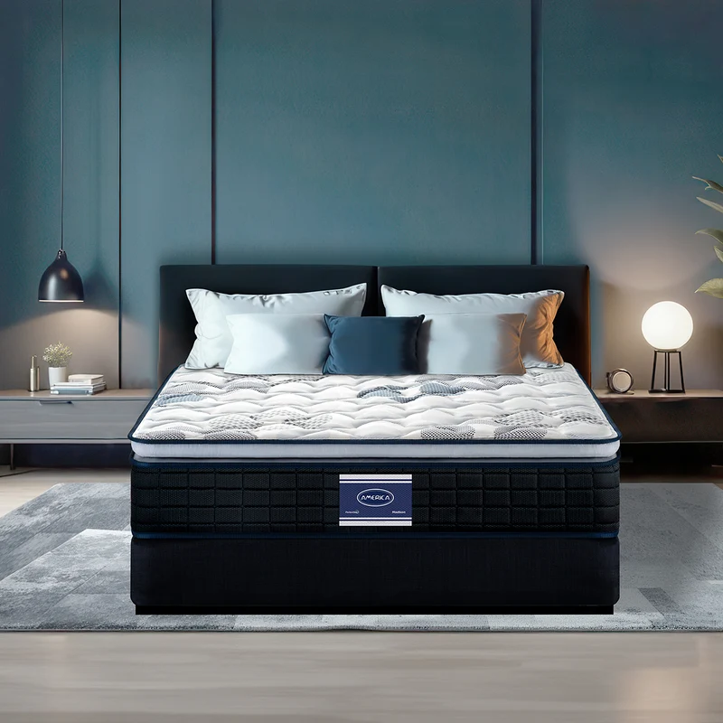 Colchón Madison – Colchoneta Euro Top y Resortes Infiniti (Individual, Matrimonial, Queen o King)