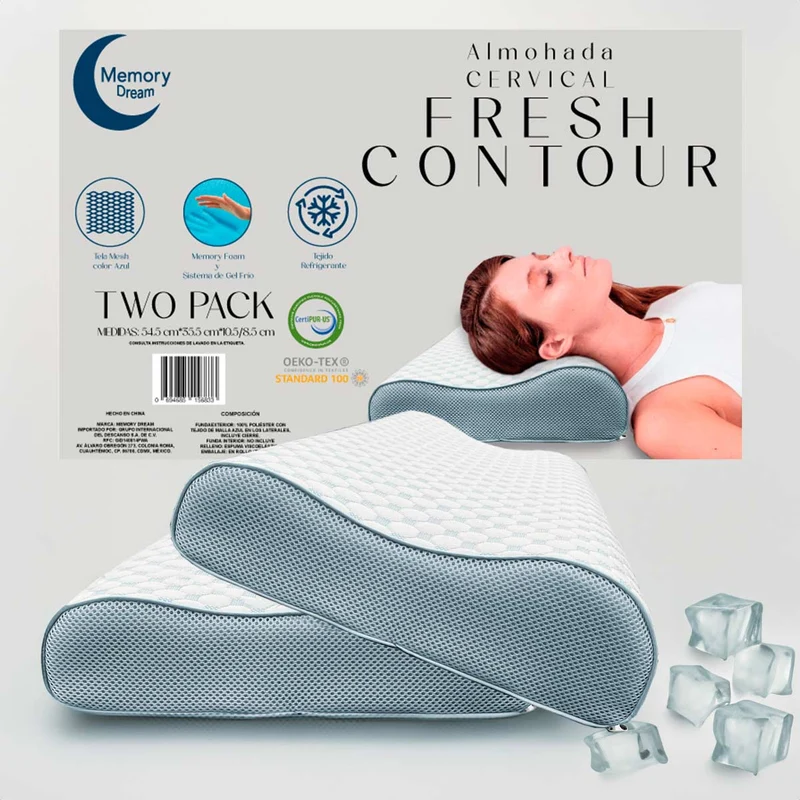 Almohada Ortopédica para Elevación de Piernas de Memory Foam