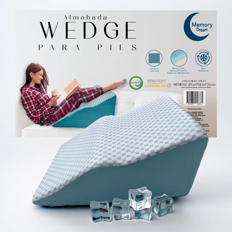 Almohada Antirreflujo Triangular de Memory Foam para Adulto