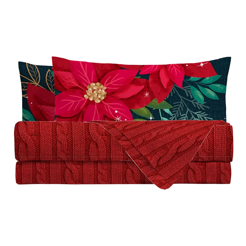 Completo Letto Singolo con Stampa Digitale - Fantasia Lovely Reindeer Naty Multicolor
