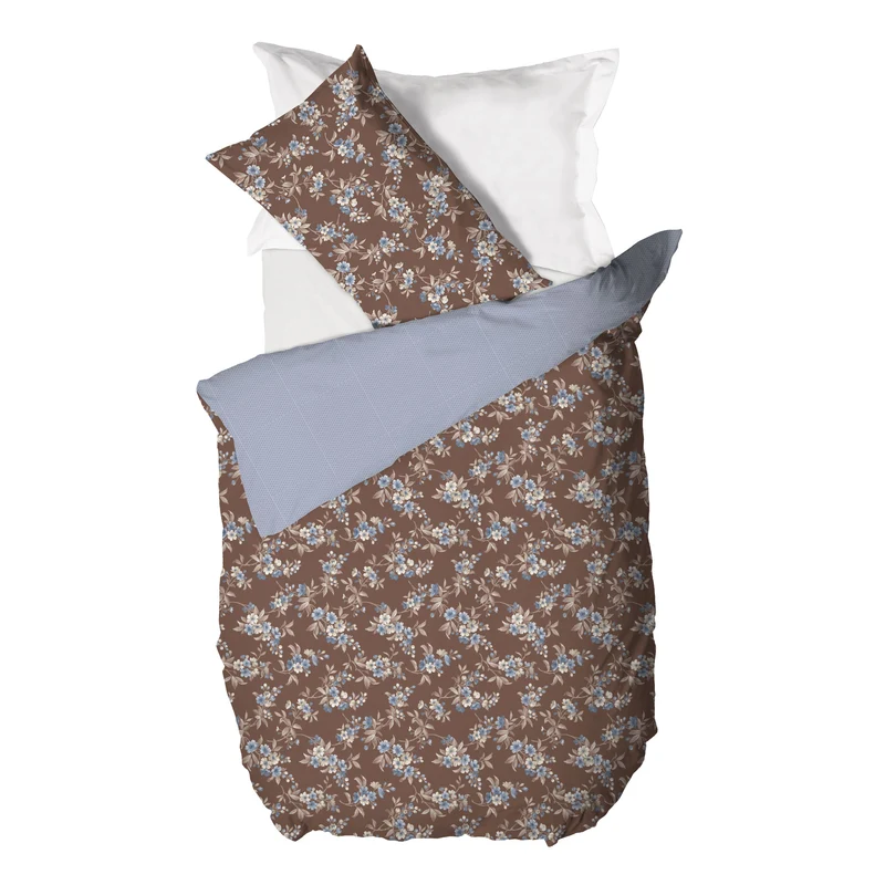 Parure Copripiumino Singola in Cotone con Stampa - Fantasia Dream Me Amber Brown