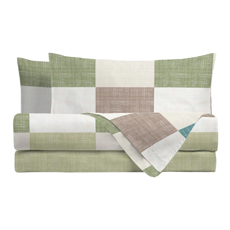Di Maestro Completo Letto Stampato Matrimoniale Esmond Green