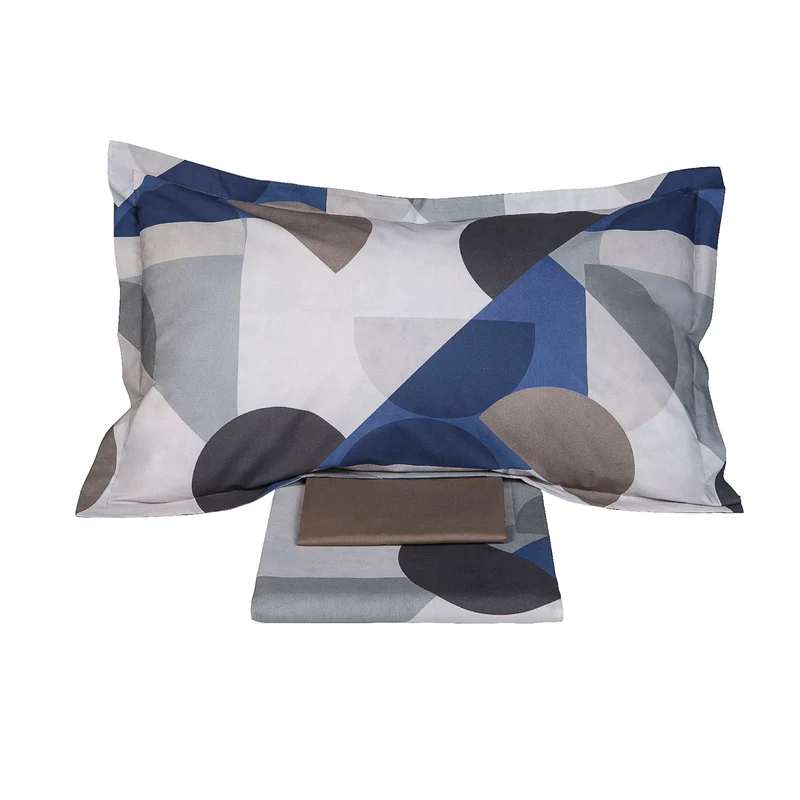 Completo Lenzuola forme Moderno in Percalle Luisiana