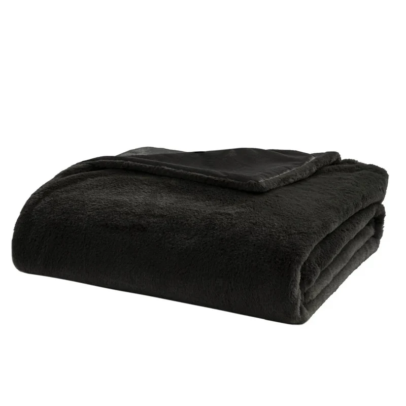 Coperta Artemisia 250x200 cm Absinthe Tinta Unita Dark Grey