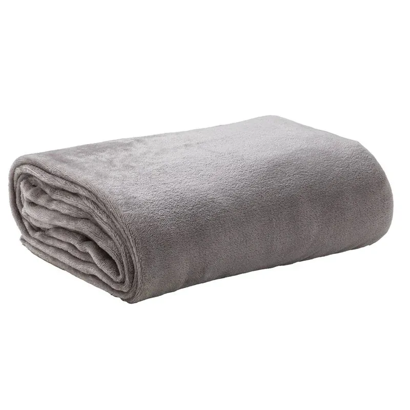 Coperta 250x200cm Whisky Tinta Unita Tortora