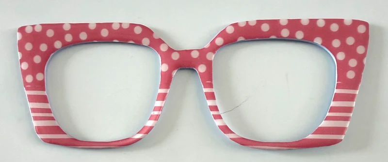 Murphy Topper; hybrid; white dots and stripes on pink