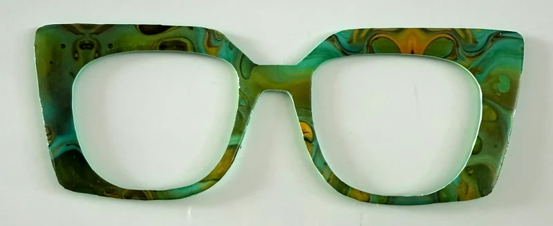 Murphy Topper; hybrid; green alcohol ink