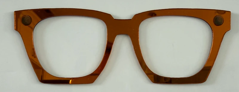 Murphy Case Topper; brown mirrored stacker