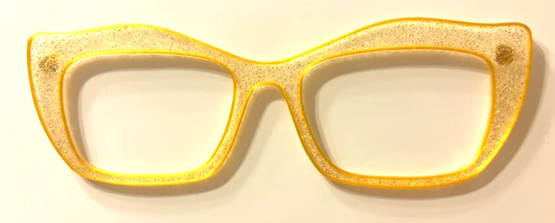 Casper Topper; Creator; Busy Bee; flexi; gold glitter outlined