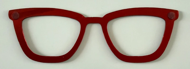 Izzy Topper; red mirror stacker