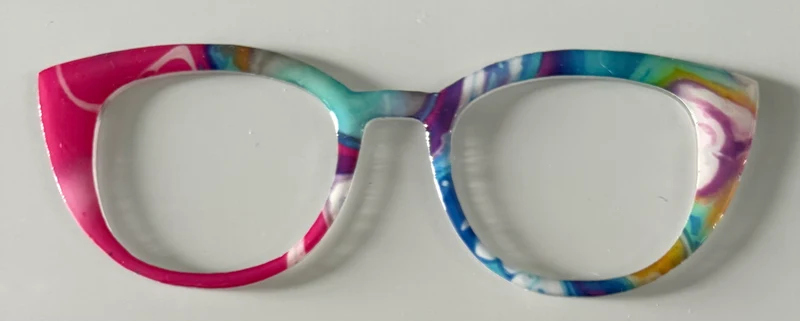 Reese Topper; hybrid; multicolored swirls