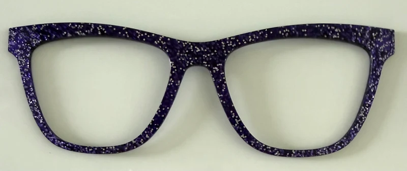 PAIR Harper Topper; purple sparkle