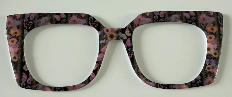 Murphy Topper; hybrid; Melissa’s Magnetic Marvels; flowers and butterflies on black