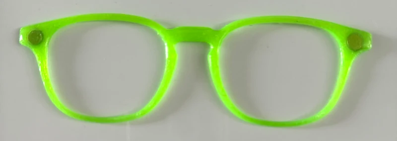 Otis Topper; lime green blank; RESINED