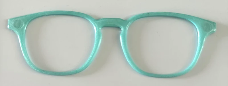 Otis Topper; aqua blank; RESINED