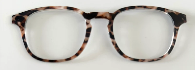 PAIR Otis Topper; cream and brown tort