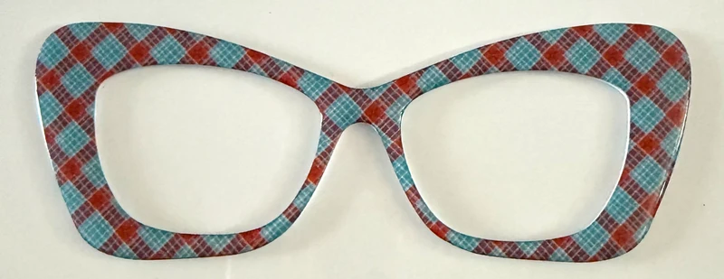Wanda Topper; R3dvelvetee; blue and red plaid