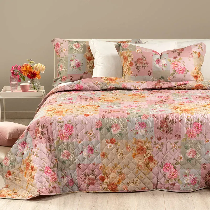 Copriletto Primaverile petit garden in Cotone 80 gr/mq
