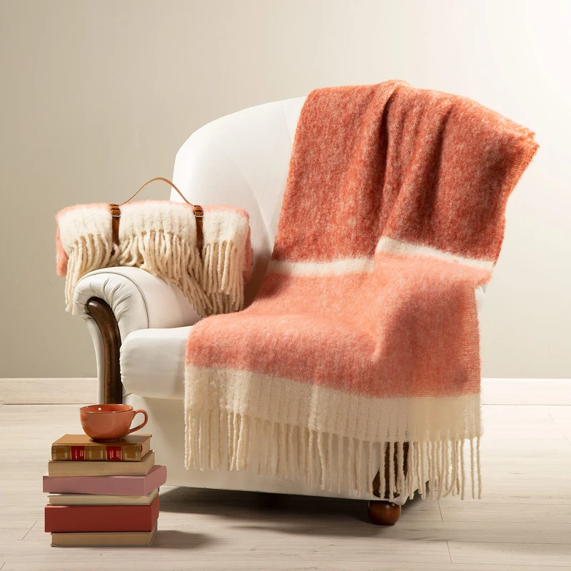 Plaid courmayeur in Misto Lana
