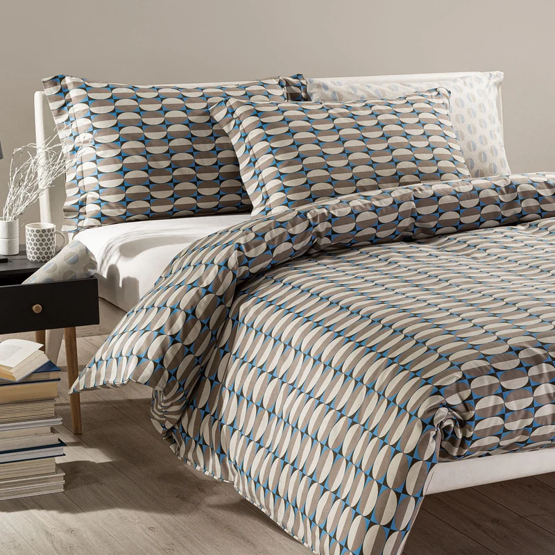 Completo Copripiumino global Geo Design in Cotone