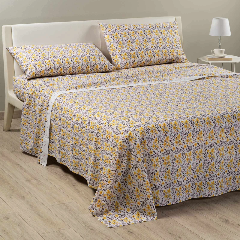 Completo Lenzuola Copriletto season Moderno in Cotone