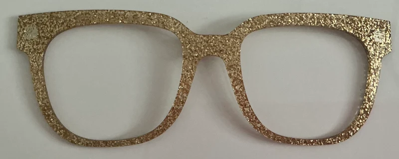 PAIR Murphy Topper; gold sparkle