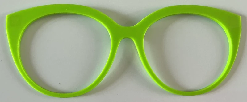 PAIR Zuri Topper; lime green