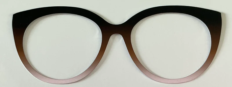 Zuri Topper; Lea’s Metal Treasures; brown gradient
