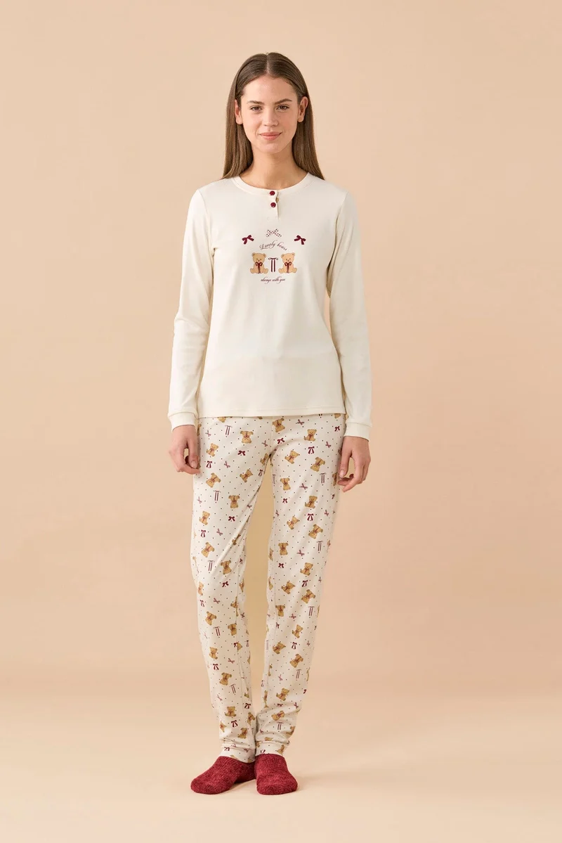 Pigiama Donna Caldo Cotone Noidinotte – FA009802