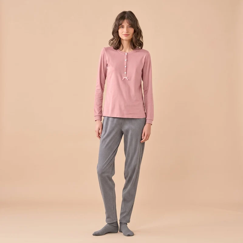 Pigiama Donna Caldo Cotone Noidinotte – FA009736