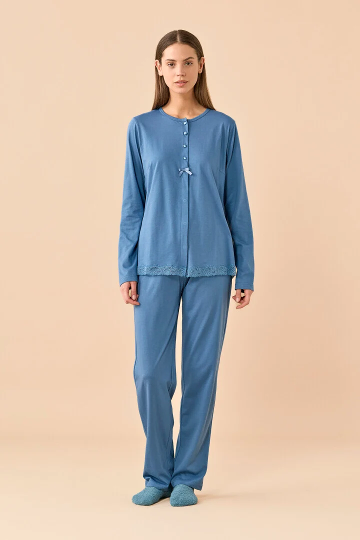 Pigiama Donna Plus Jersey Invernale Essential Noidinotte – FA009898