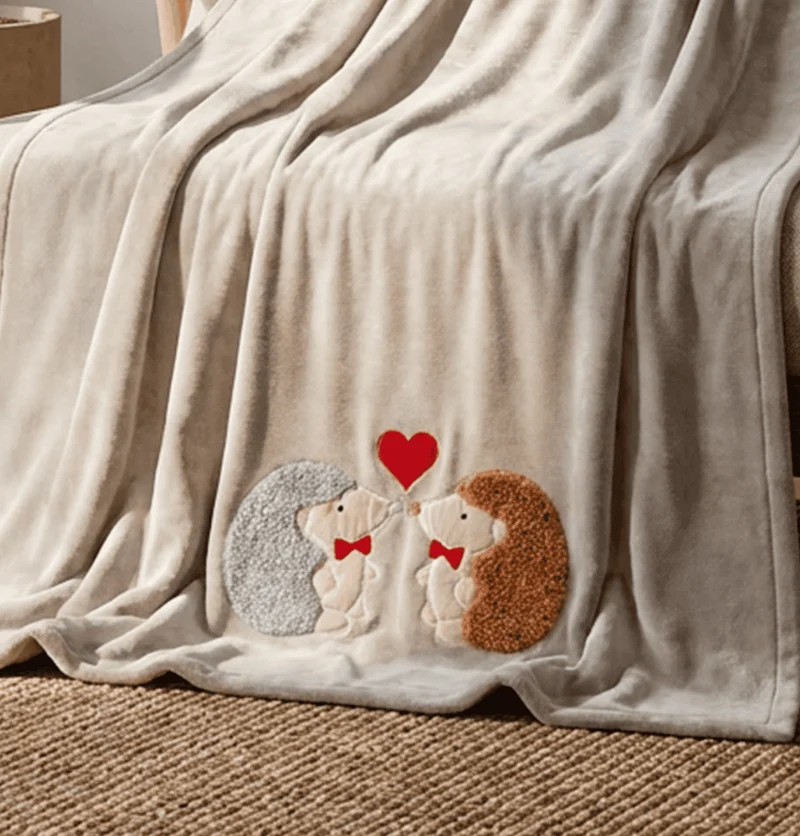 Plaid Morbidotto Sleep Fall in Love Daunex – 150×200 cm