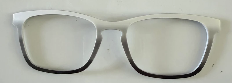 PAIR Casper Topper; white/gray/black gradient
