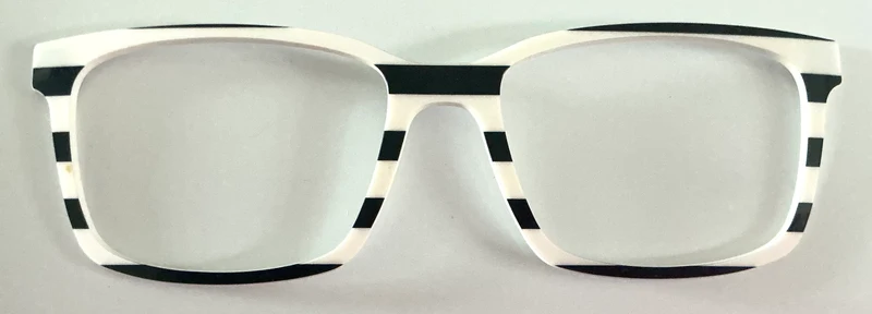 PAIR Kirby Topper; black and white stripes