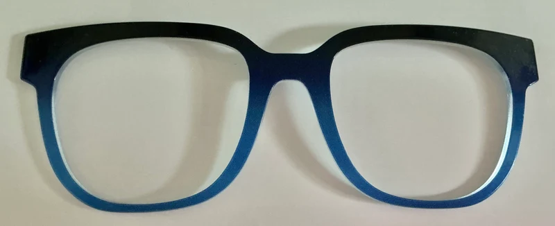 PAIR Murphy Topper; black to blue gradient